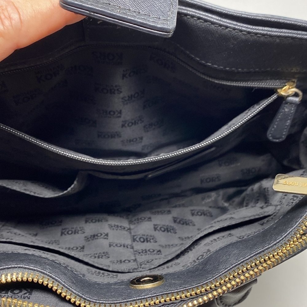 Michael Kors Black Crossbody Satchel - Picture 15 of 16